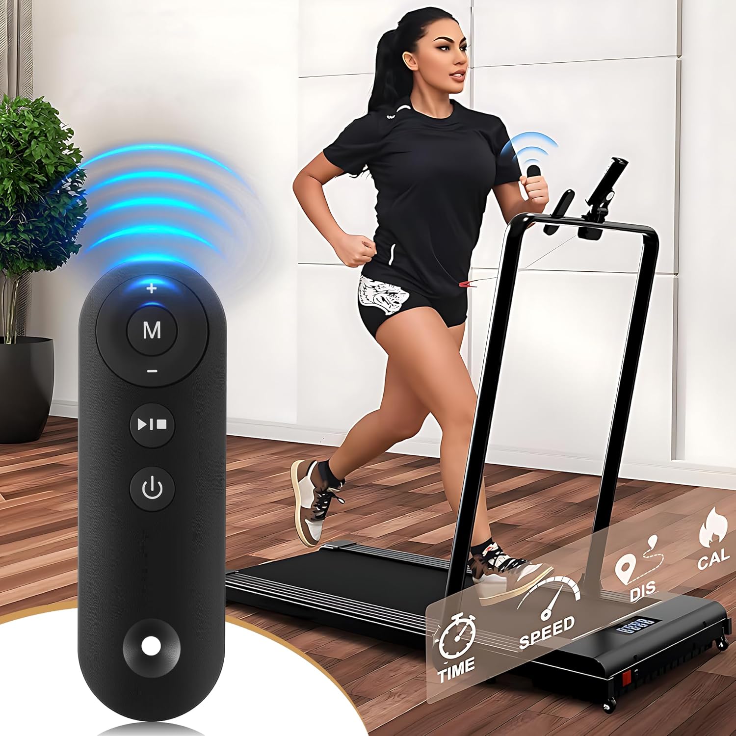 Saillong Walking Pad Remote Replacement Compatible with Model AD-4000 Plus, DK-38AB-2, UT-38AB IY, Treadmill Remote for Home Small Under Desk Treadmill - Image 3
