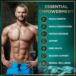 WILD FUEL HMB 1,000mg Per Serving, 90 Servings – Vitamin D3, Calcium Beta-Hydroxy Beta-Methylbutyrate HMB Supplements for Men & Women – Muscle Growth, Strength, Fast Workout Recovery – 180 Capsules