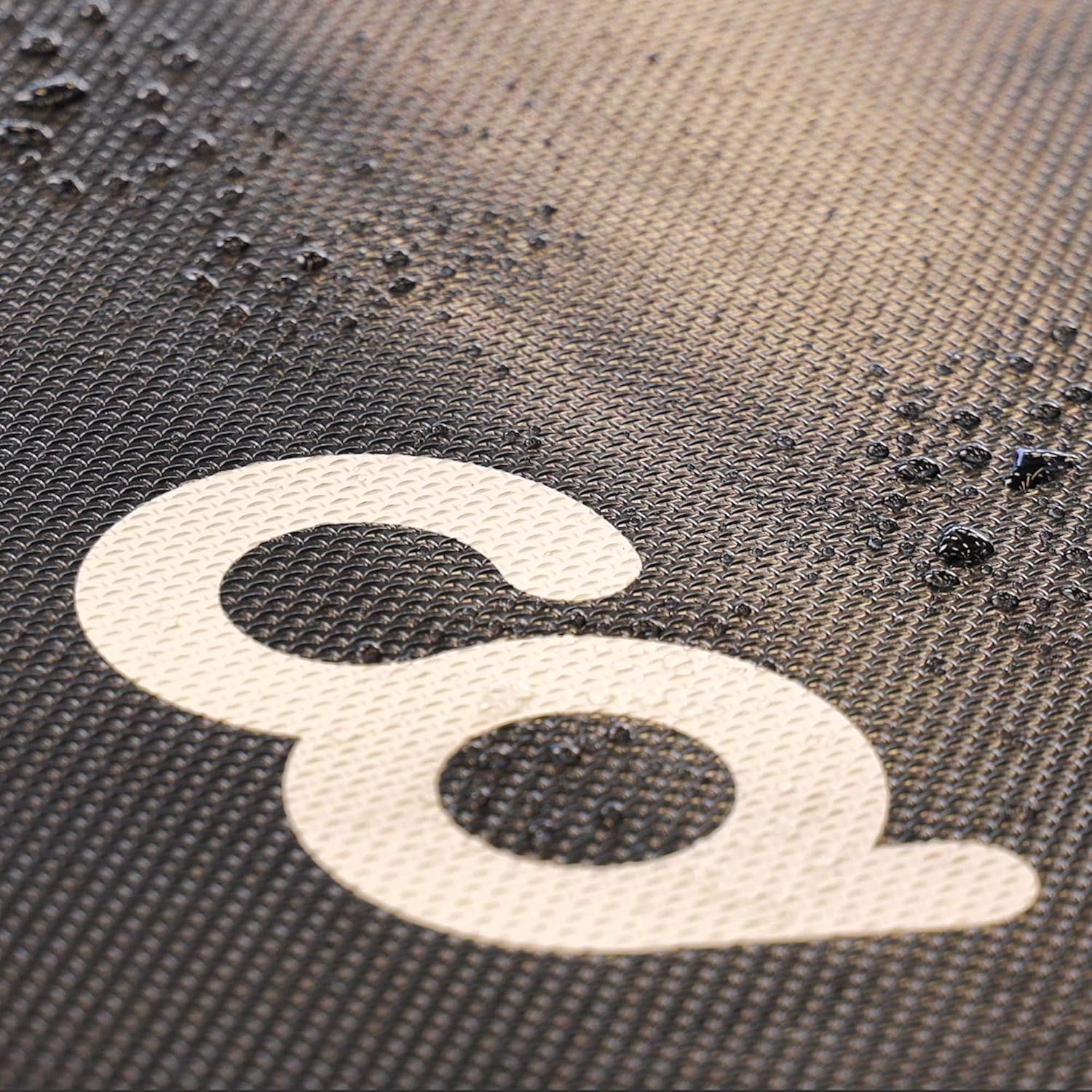 CyclingDeal High Density Trainer Floor Mat - Compatible with Indoor Exercise Stationary Bike Treadmill Elliptical Waterproof Gym Flooring Equipment - Indoor Cycle Stepper - Image 6