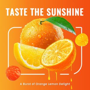 EAA Gummies for Men Women, 120 Ct Essential Aminos Acids (EAA)Supplements and All Branched-Chain Aminos (BCAAs)with HMB,Creatine Monohydrate,Electrolytes for Muscle Relief & Growth,Orange-Lemon