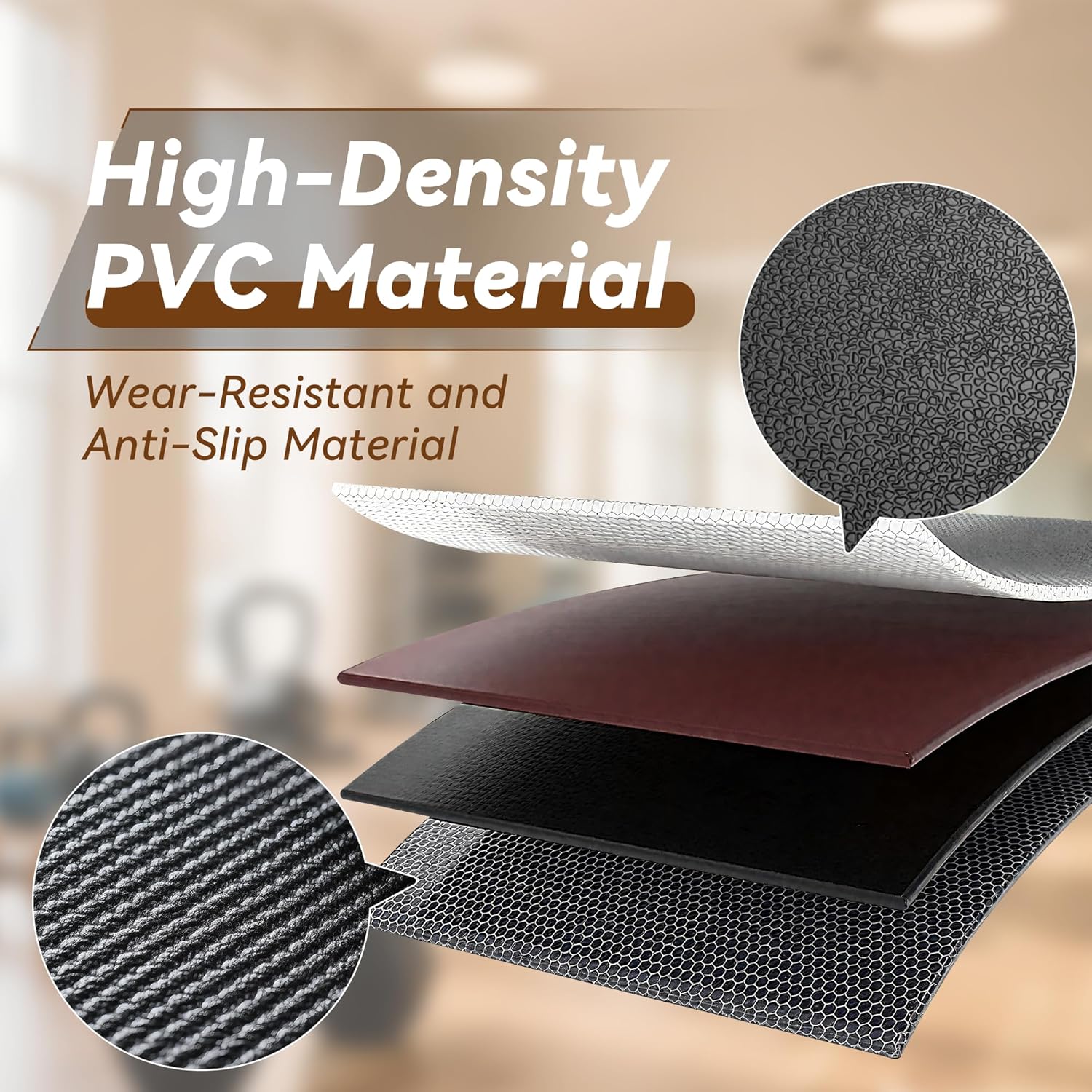 Walking Pad Mat for Carpet, Treadmill Mat for Hardwood Floors, Bike Mat Compatible with Peloton β Non-Slip Exercise Mat, Shock Absorbing & Floor Protection for Home Gym Use - Image 7
