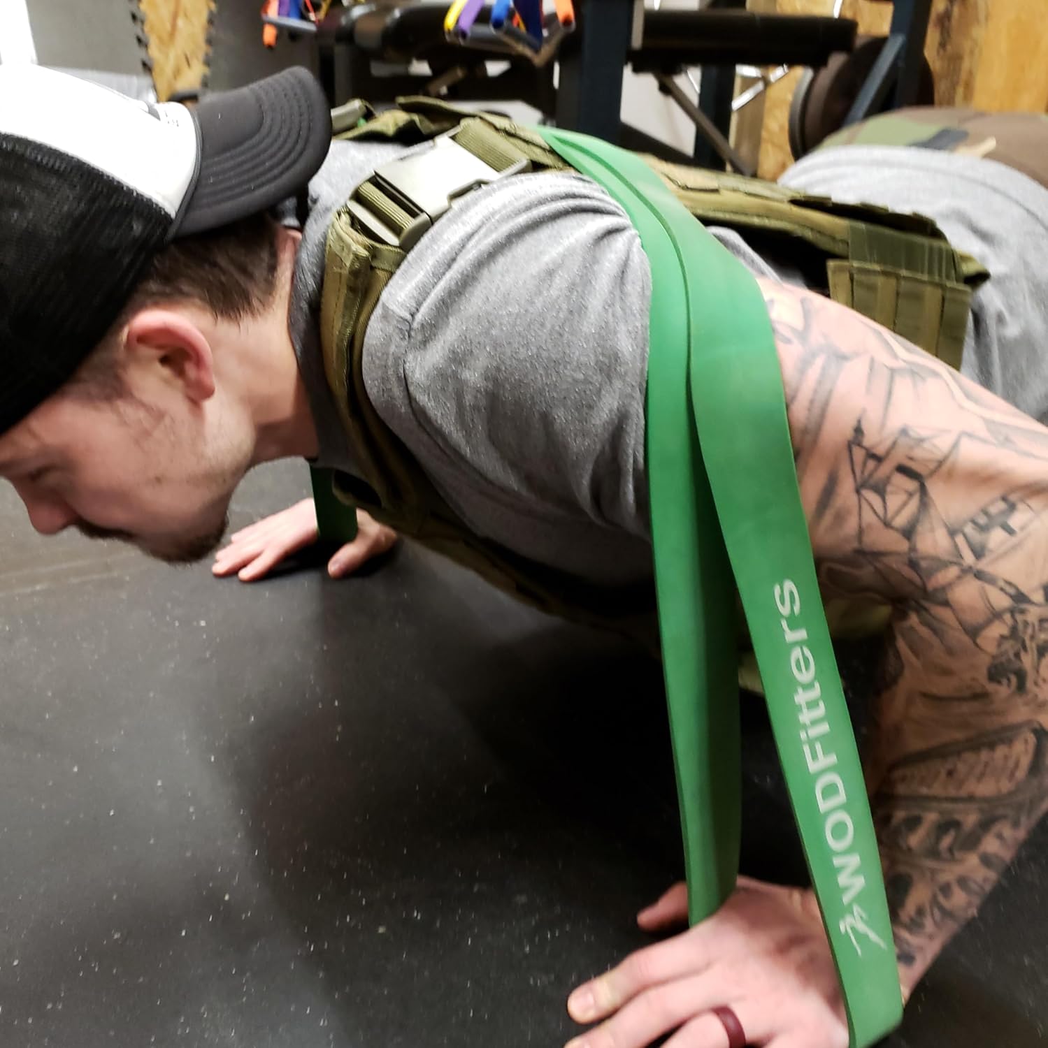 WODFitters Pull Up Assistance Band for Stretching, Mobility Workouts, Warm Up, Recovery, Powerlifting, Home Fitness and Exercise… - Image 3