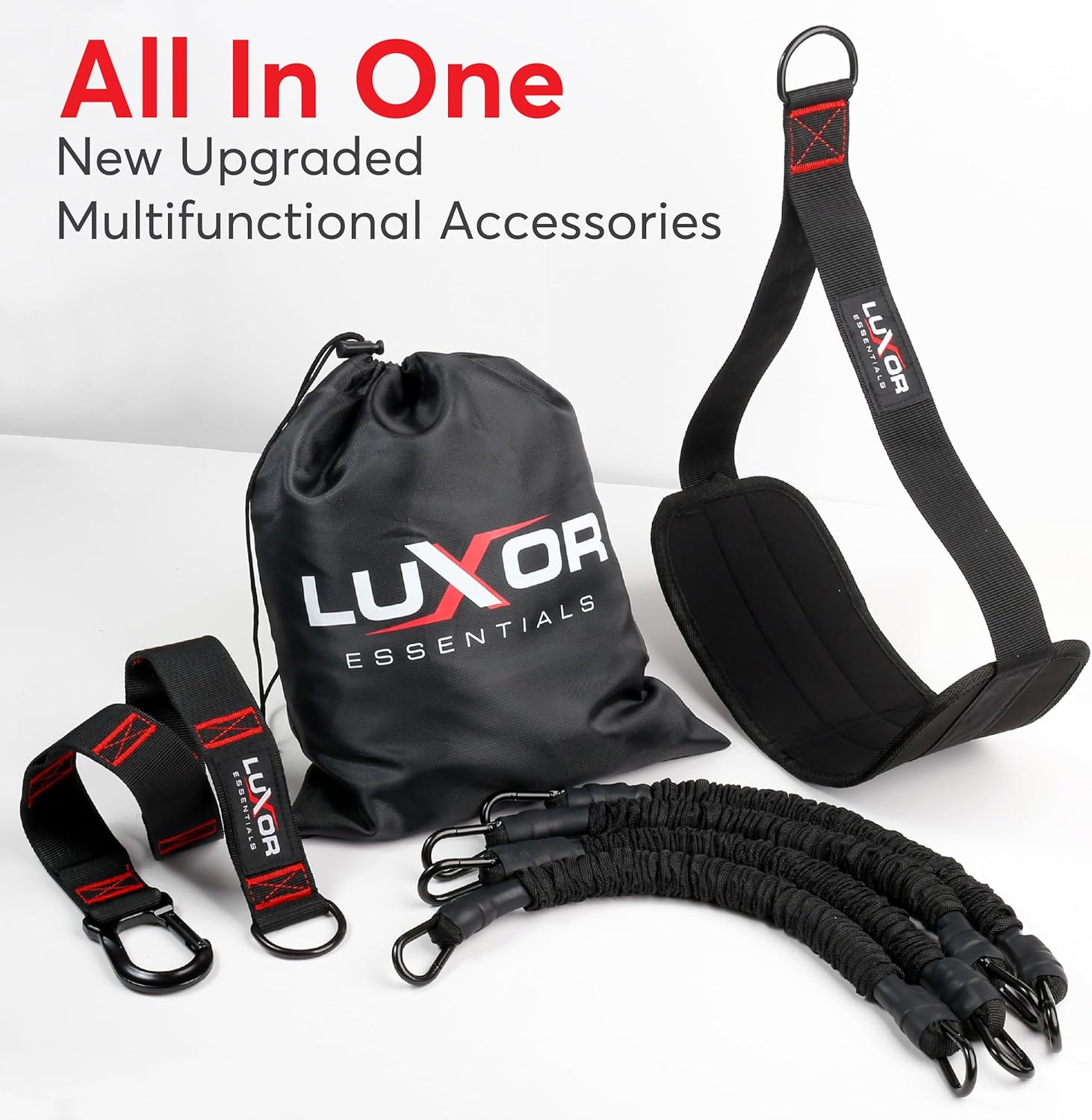 Pull Up Assistance Bands 260lbs - 4 Heavy Duty Assisted Pull Up Bands - Adjustable Strength Resistance Band Pull Up Assist, Training Equipment with Foot Rest, Bar Band for Home & Gym - Image 9