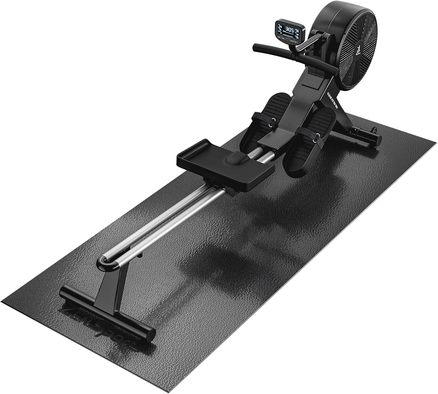ZENY Exercise Equipment Mat 96''x38'', Exercise Bike, Elliptical, Treadmill Mat, Bike Trainer Pad for Gym Equipment Floor Protector, 6mm Thick