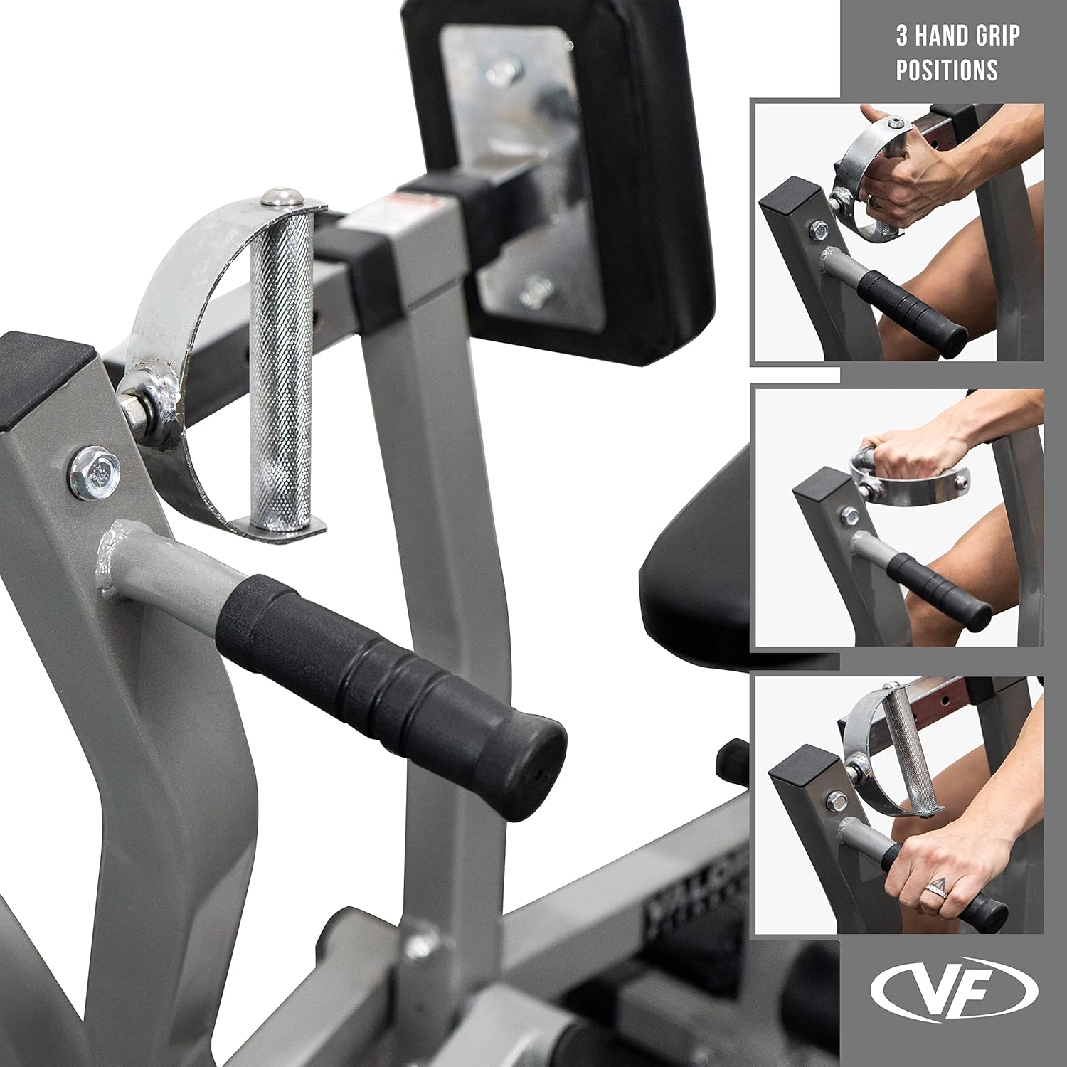 Valor Fitness Seated Row Machine – Plate Loaded with Converging Arms & Multi-Grip Handles, 400 lb Capacity, 2" Plate Adapters for Back & Chest Strength Training Home Gym Equipment - Image 5