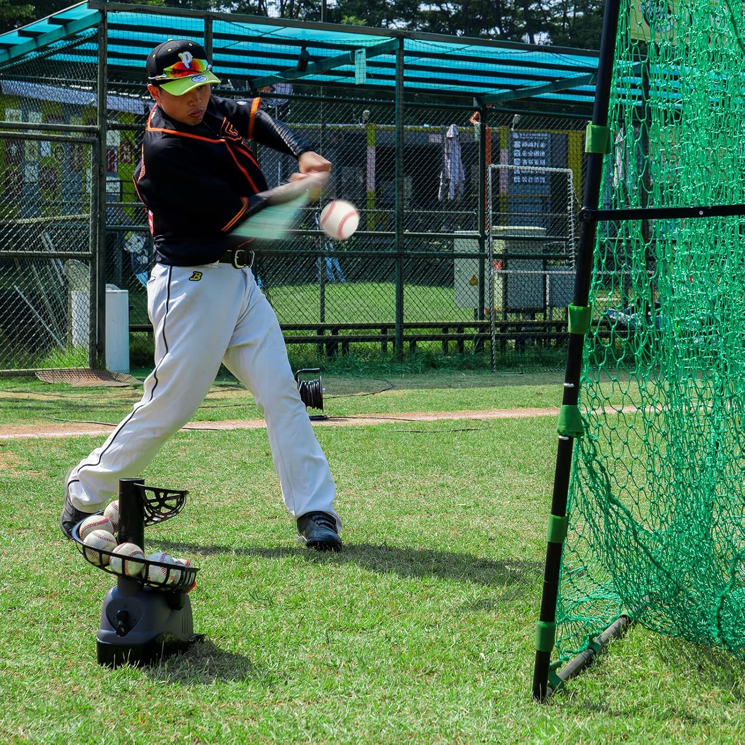 Furlihong 898BH Baseball Soft Toss Machine, Angle Adjustable, Step On Paddle and Release to Launch, No Power Supply Needed, Works with Regulation Baseball - Image 6