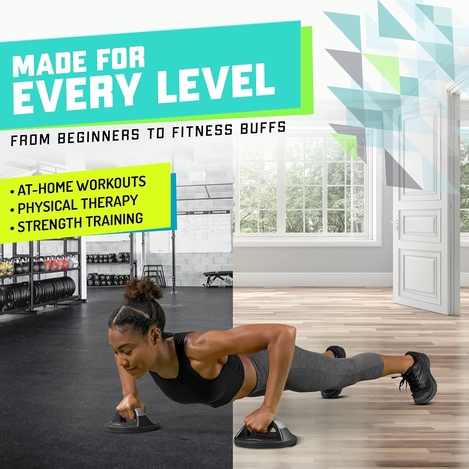 Elite Sportz Push Up Bars - You Will Feel Less Wrist Pain Than When Doing Normal Pushups. Very Sturdy and Won’t Slide Around - Image 8