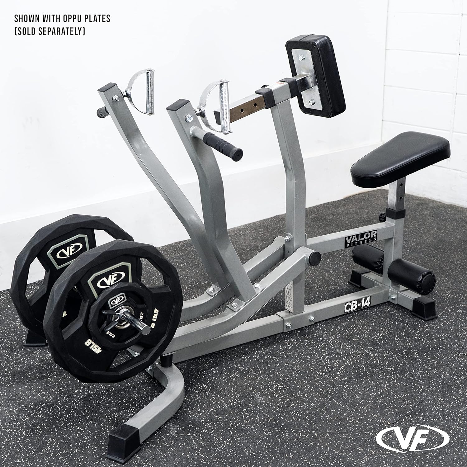 Valor Fitness Seated Row Machine – Plate Loaded with Converging Arms & Multi-Grip Handles, 400 lb Capacity, 2" Plate Adapters for Back & Chest Strength Training Home Gym Equipment - Image 6