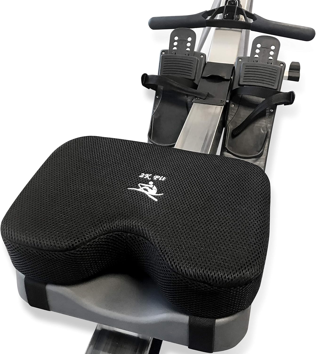 Rowing Machine Seat Cushion (Model 2) for The Concept 2 Rowing Machine with Custom Memory Foam, Washable Cover, and Straps- Concept 2 Rower, Recumbent Stationary Bike, WatterRower Seat Pad - Image 7