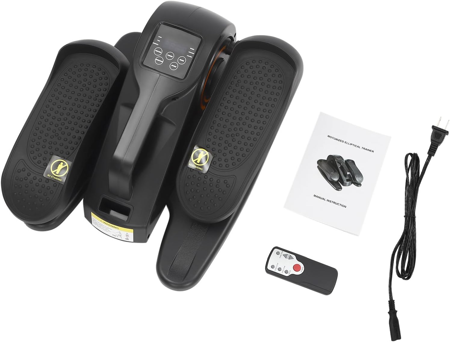 Under Desk Elliptical Machine, Portable & Quiet Electric Seated Pedal Exerciser with High-Definition LED Display Screen Foot Pedal Exerciser for Home Workout, Motorized Elliptical Trainer - Image 7
