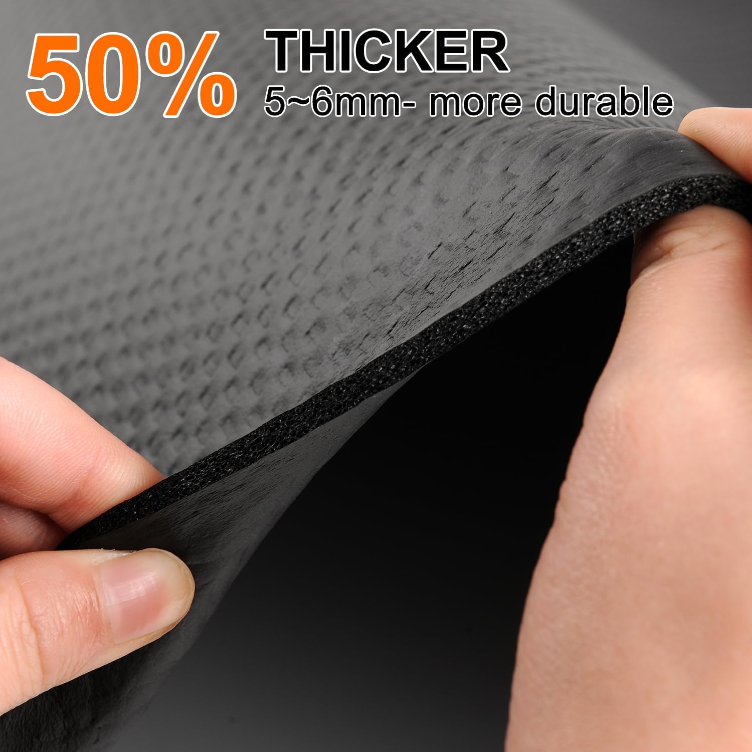 Bike Mat,Treadmill Mat,For Walking Pad,Elliptical,Exercise Bikes, Stationary Cycles,Spin Bike,Under Exercise Bike Trainer Pad for Indoor Stationary Gym Fitness Equipment Hardwood Floor Protector - Image 8