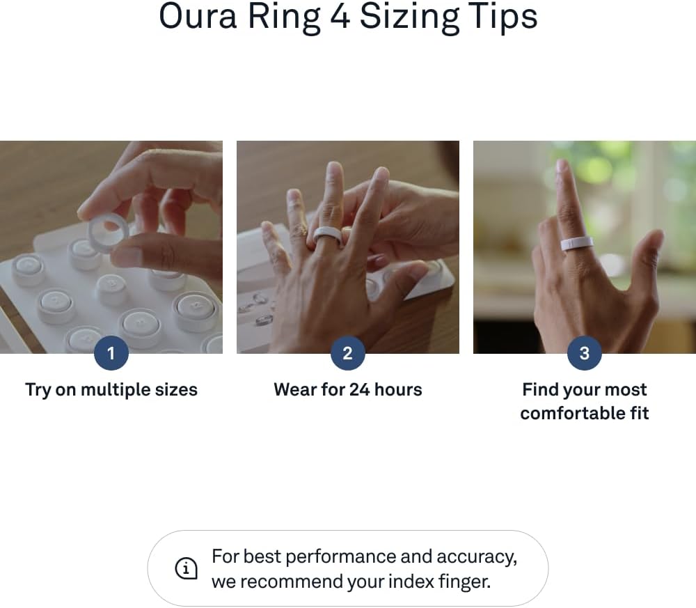 Oura Ring 4 - Gold - Size 8 - Size Before You Buy - Image 7