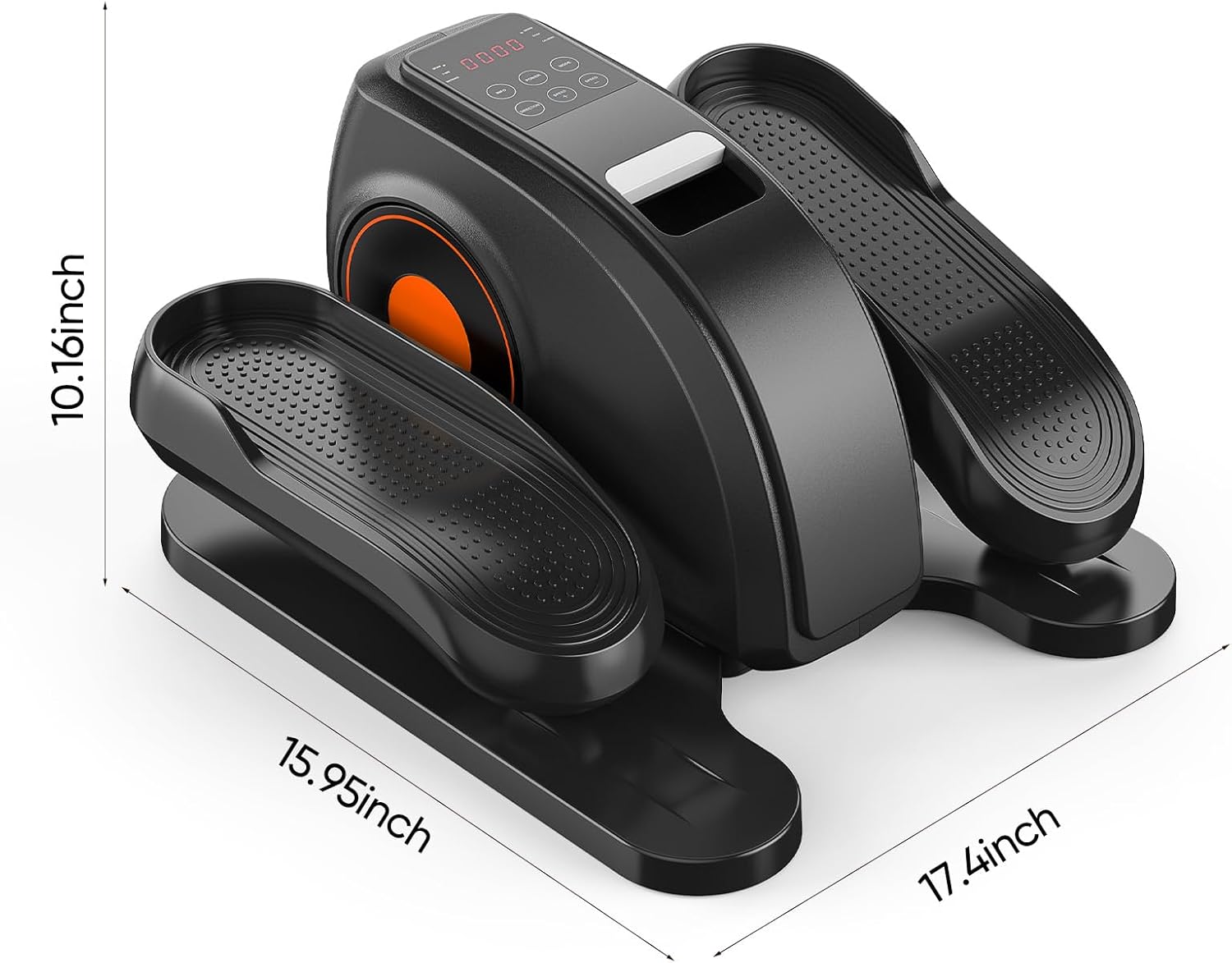 OLIXIS Under-Desk Elliptical Machine–Compact & Quiet Mini Pedal Exerciser with Adjustable Speed, LED Display, Portable Fitness Solution for Home or Office Workouts - Image 6