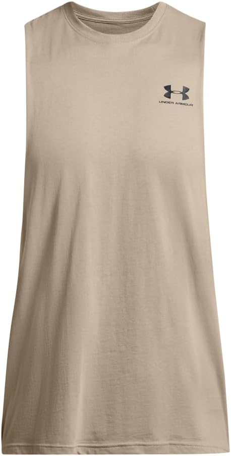 Under Armour Men's Sportstyle Left Chest Cut-Off T-Shirt - Image 3