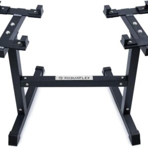 Stand for Adjustable Dumbbells (for 40lb, 50lb and 80lb) for Workout Strength Training Fitness Home Gym (Does not fit other NUOBELL brands)