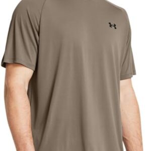 Under Armour Men’s Tech 2.0 Short-Sleeve T-Shirt, (200) Taupe Dusk / / Black, X-Large