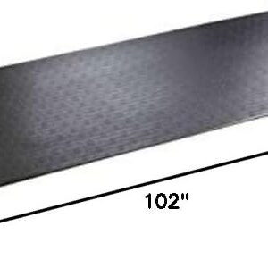 SuperMats High Density Commercial Grade Solid Equipment Mat 29GS Made in U.S.A. for Large Treadmills Ellipticals Rowers Water Rowing Machines Recumbent Bikes and Exercise Equipment (3-Feet x 8.5-Feet) (36″ x 102″) (91.4 cm x 259.1 cm),Black