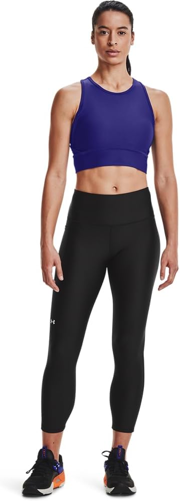 Under Armour Women's HeatGear High No-Slip Waistband Ankle Leggings - Image 4