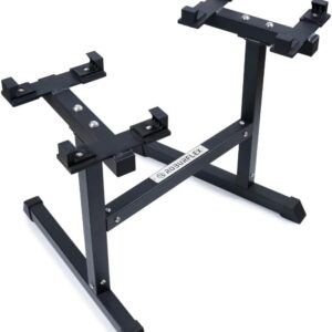Stand for Adjustable Dumbbells (for 40lb, 50lb and 80lb) for Workout Strength Training Fitness Home Gym (Does not fit other NUOBELL brands)