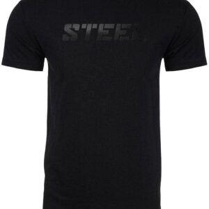 Steel Black on Black Performance T-Shirt