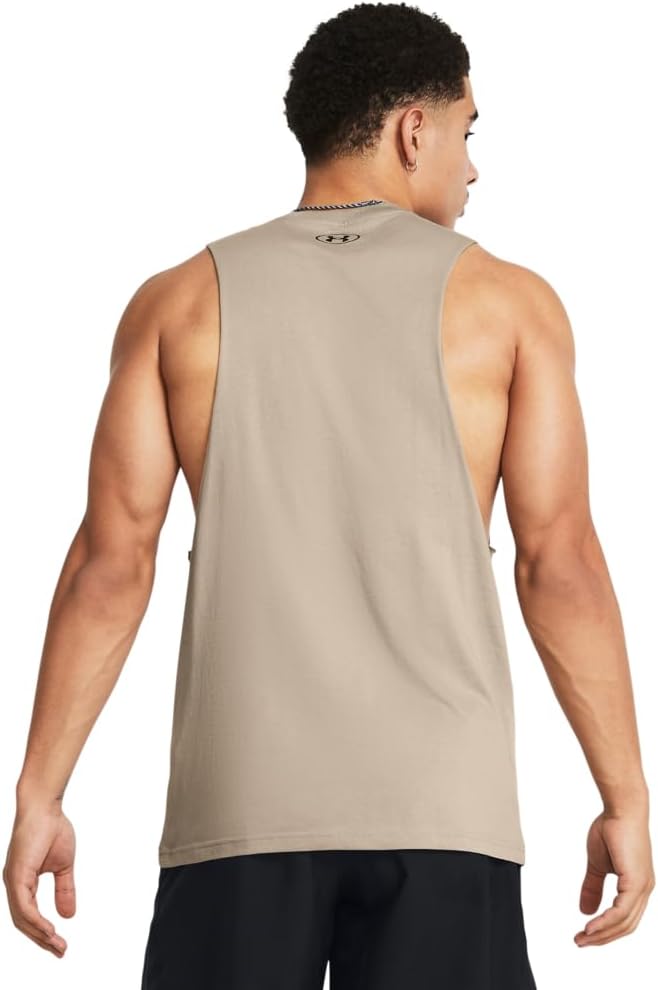Under Armour Men's Sportstyle Left Chest Cut-Off T-Shirt - Image 2