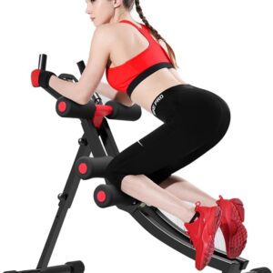 Fitlaya Fitness Core & Abdominal Trainers AB Workout Machine Home Gym Exercise Machine Ab Cruncher Foldable Fitness Equipment