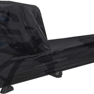 Fitness Rowing Machine Dust Cover 210D Oxford Fabric 95″ x 24″ x 40″ Black Rowing Waterproof Machine Cover Fitness Equipment Protector