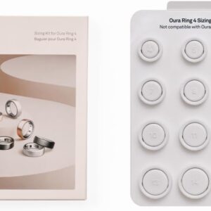 Oura Ring 4 Sizing Kit – Size Before You Buy The Oura Ring 4 – Unique Sizing, Not Standard US Ring Sizes – Receive Credit for Purchase