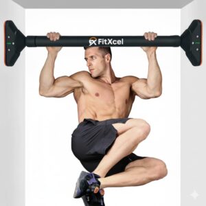 pull up barStrength Training Chin up Bar without Screws,Adjustable 28.34”-43.30” Width Locking Mechanism Pull up Bar for Doorway,Max Load 440lbs for Home Gym Upper Body Workout, Non-slip