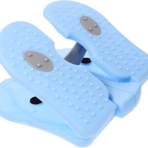Toyvian Mini Stepper Machine for Home Fitness Portable Climbing Trainer Adjustable Resistance Non-Slip Foot Pedals and Compact Design for Weight Loss Suitable for Men and Women