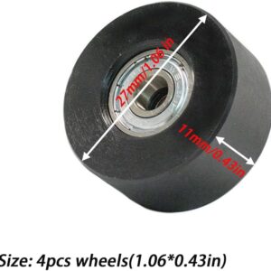 Rowing Machine Replacement Part Accessory, Water Rower Seat Wheels Attachment