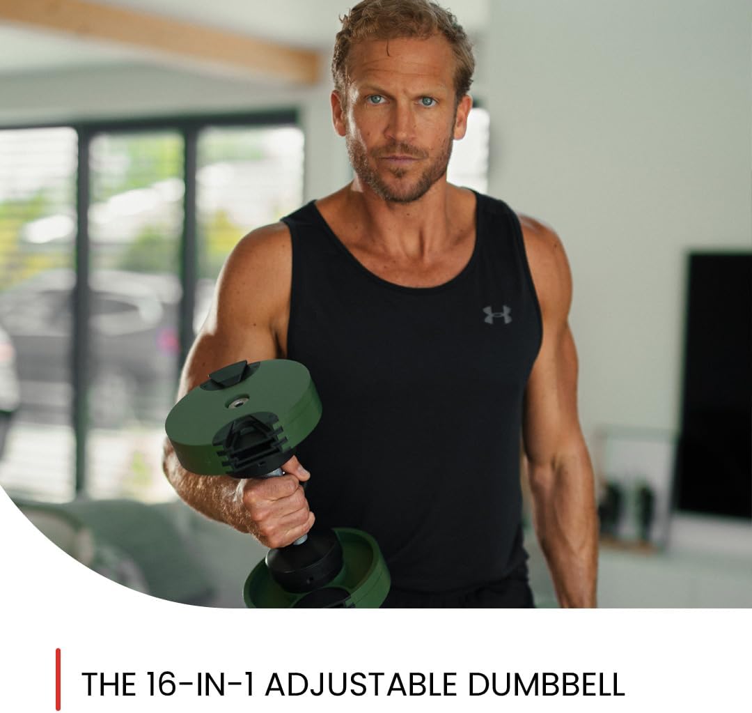NUOBELL Adjustable Dumbbells 5-80 lbs: Replace 16 Sets, Ideal for Home Gym Weight Bench & Press - Image 3