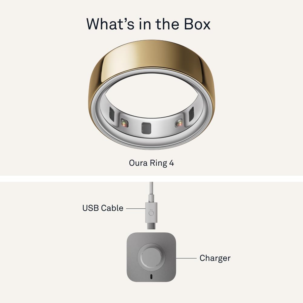 Oura Ring 4 - Gold - Size 8 - Size Before You Buy - Image 8