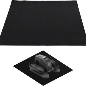 Anti-Slip Mat for Ellipse Leg Exercise Machine, 23.54×21.57 Inches Stable Exercise Equipment Mat for Under Desk Elliptical Machine Perfect for Home Workout Protect Floor