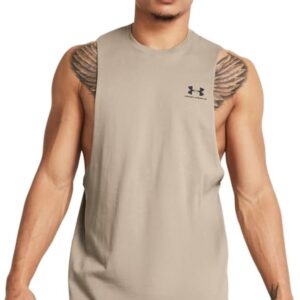 Under Armour Men’s Sportstyle Left Chest Cut-Off T-Shirt