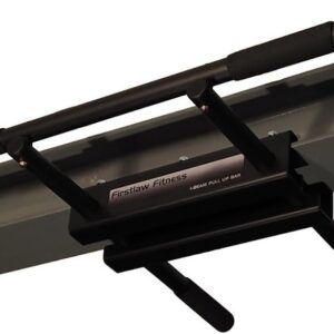 Firstlaw Fitness – 600 LBS Weight Limit – I-Beam Pull Up Bar – Long Bar with Bent Ends – Durable Rubber Grips – Black Label – Made in The USA!