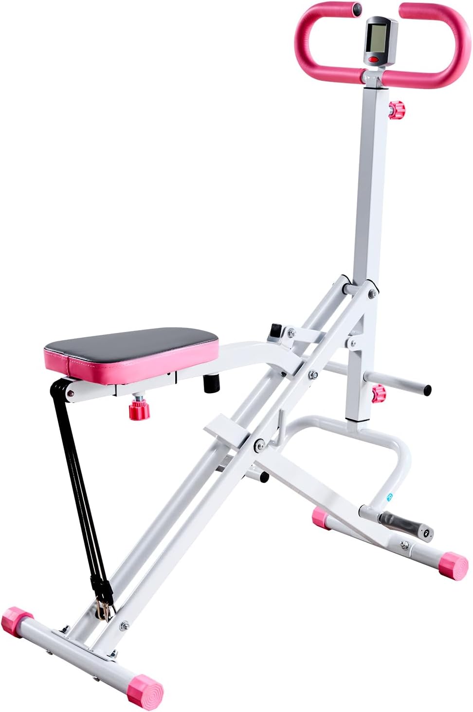 VEVOR Squat Machine, Deep Squat Rowing Machine for Home, Easy Setup & Foldable Exercise Equipment, Glute Trainer Machine with 3 High-Strength Resistance Bands, Glutes & Leg Home Workout Machine - Image 9