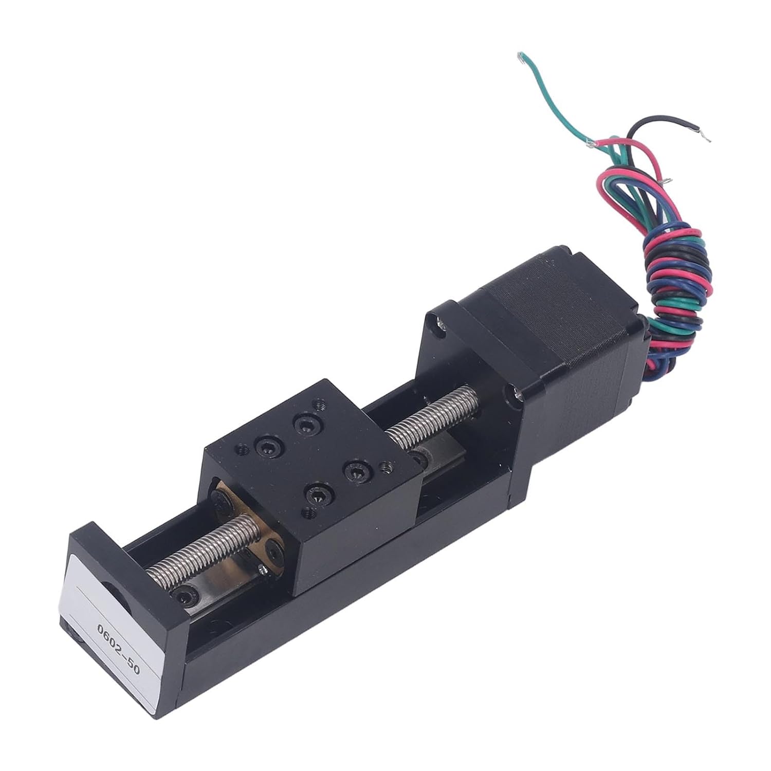 28 Stepper Motor Mini Linear Rail Slide Actuator, 50mm Stroke, X Y Z Stage with T Screw Rod, DIY CNC Router Parts