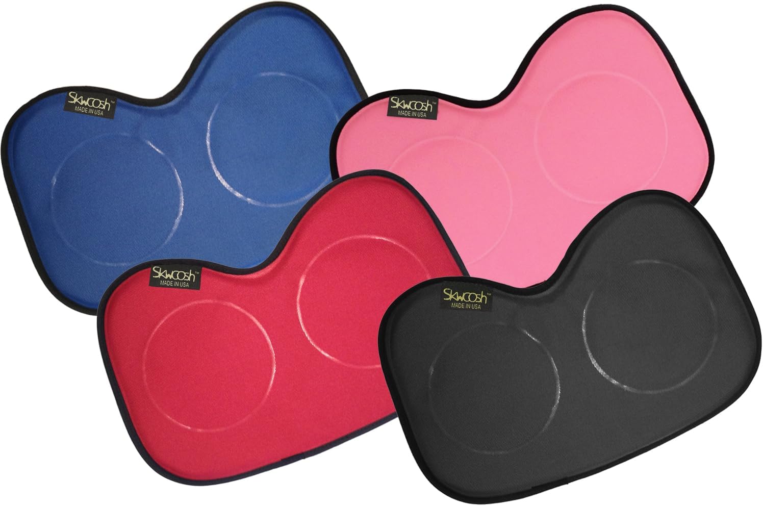 Skwoosh Row Pad Seat Cushion for Masters, Students, Scullers, Dragonboat, Outriggers, Accessories | Fits Concept2 | Gel Pressure Sitz Bone Comfort Relief | Made in USA (Black) - Image 3
