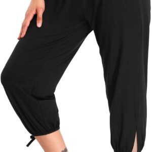 DIBAOLONG Womens Yoga Pants Capri Loose Workout Sweatpants Comfy Lounge Joggers with Pockets