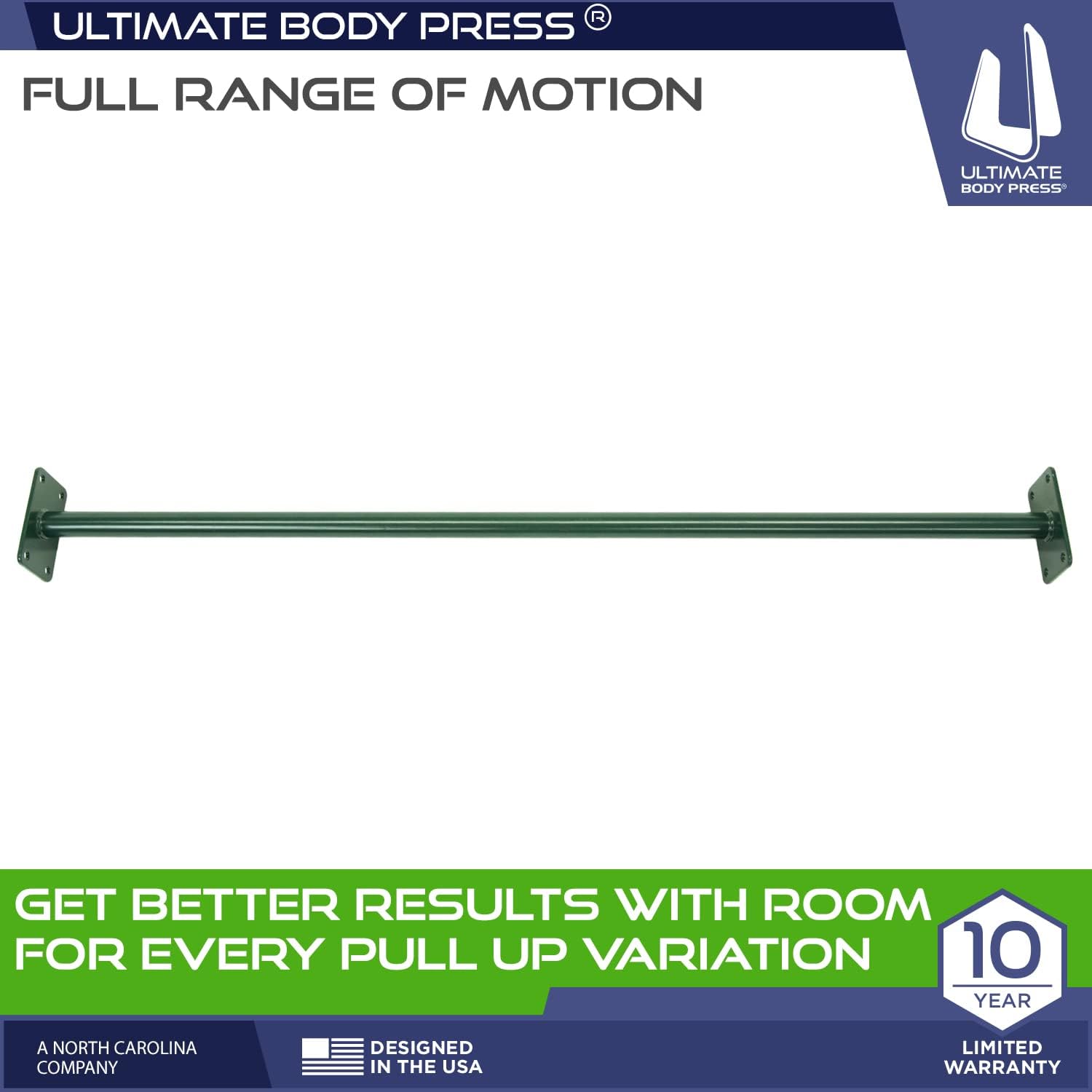 Ultimate Body Press Outdoor Pull Up Bar, Green - Image 3