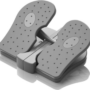 Compact Foot Stepper Machine, Quiet Folding Leg Workout Trainer, Anti Slip Mini Stepper Trainer, Reinforced Nylon Material, Lightweight Office Home Exercise Equipment, Convex