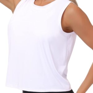 THE GYM PEOPLE Women’s Workout Tops in Ice Silk Quick Dry Sleeveless