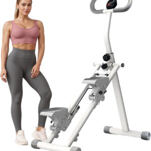 Stair Stepper for Home Vertical Climber, Foldable Full Body Exercise Aerobic Climbing Machines, Mountaineering Fitness Equipment with Adjustable Handles