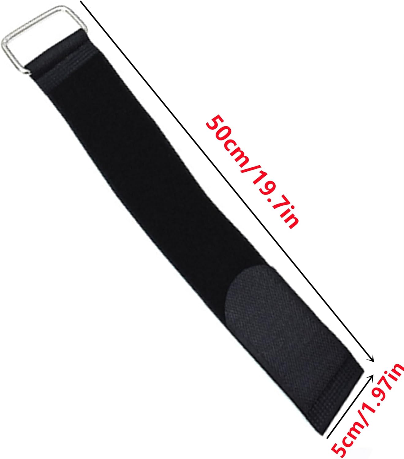 1 Pair 50cm Universal Overlength Rowing Machine Foot Straps Elliptical Machine Pedals Straps Rowing Machine Pedal Trainer Straps Leg Training for Fitness Home Sports Office Accessories - Image 2