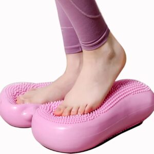 Inflatable Stepper for Exercise, Balance Training Mat for Fitness Yoga, Multi-Function Air Stepper for Gym, Home & Office