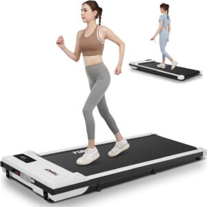 FUNMILY Walking Pad Treadmill with Incline, Portable Under Desk Treadmills for Home 300 lbs Weight Capacity, 2.5HP Quiet Electric Jogging Running Machine with Remote Control and LED Display