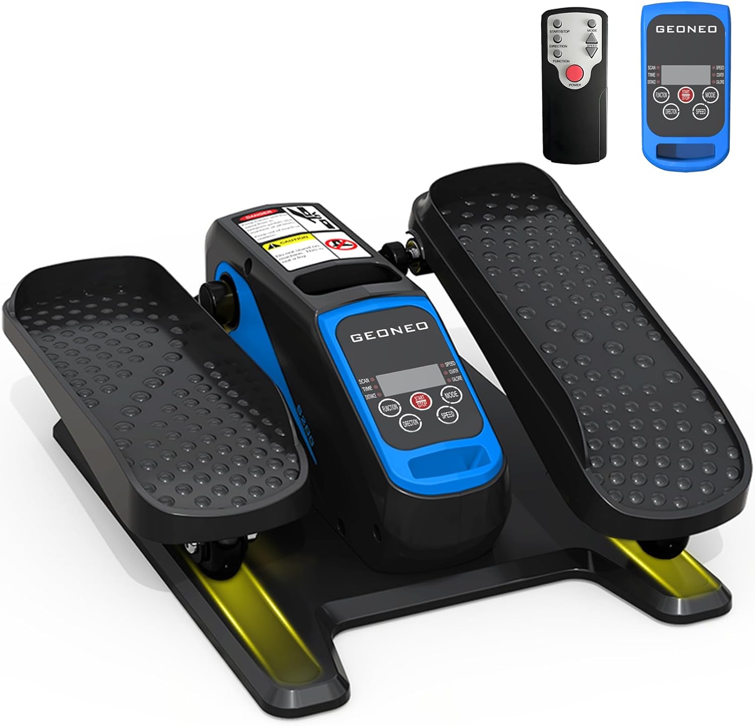 Under Desk Elliptical Machine, Electric Ellipse Leg Exerciser for Senior, Quiet and Compact Electric Seated Pedal Exerciser for Home with Remote Control and 12 Adjustable Speeds