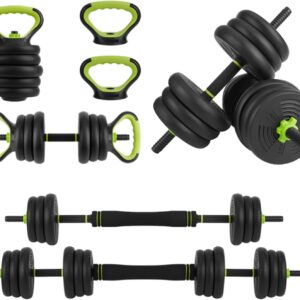 Adjustable Dumbbell Set, Adjustable Weights 30/44 /66/88 LBS Free Weight Set for Home Gym