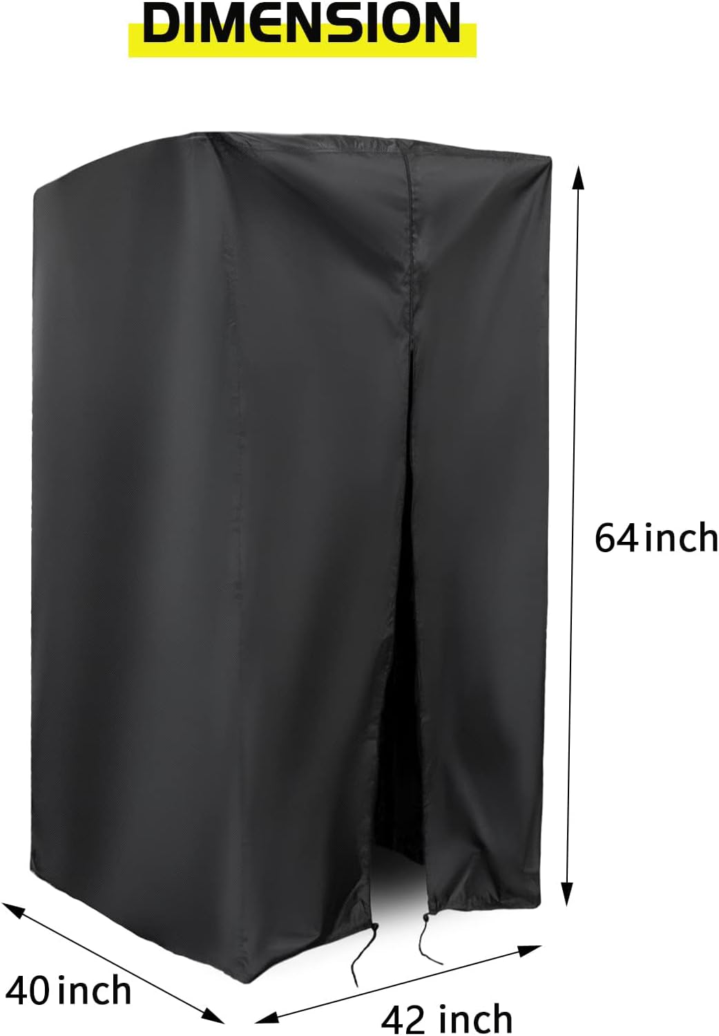 Protective Cover for Pull Up Bar Station, Waterproof& Dustproof Cover for Power Tower/Pull Up Dip Station-Indoor or Outdoor - 42"L x 40"W x 64"H - Image 7